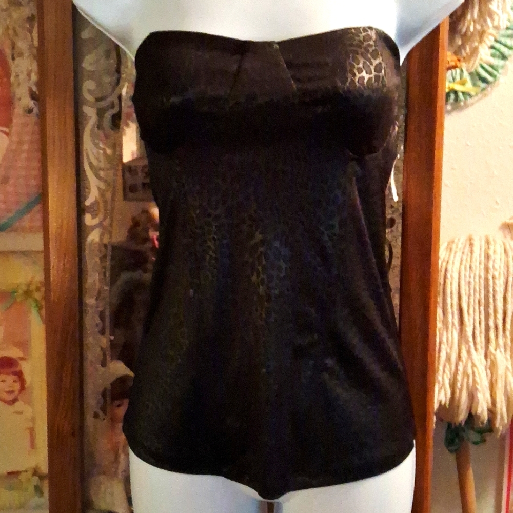 NWT,Vintage 90's,Papaya,Black,Faux Leather,Animal Print,Buster 🖤